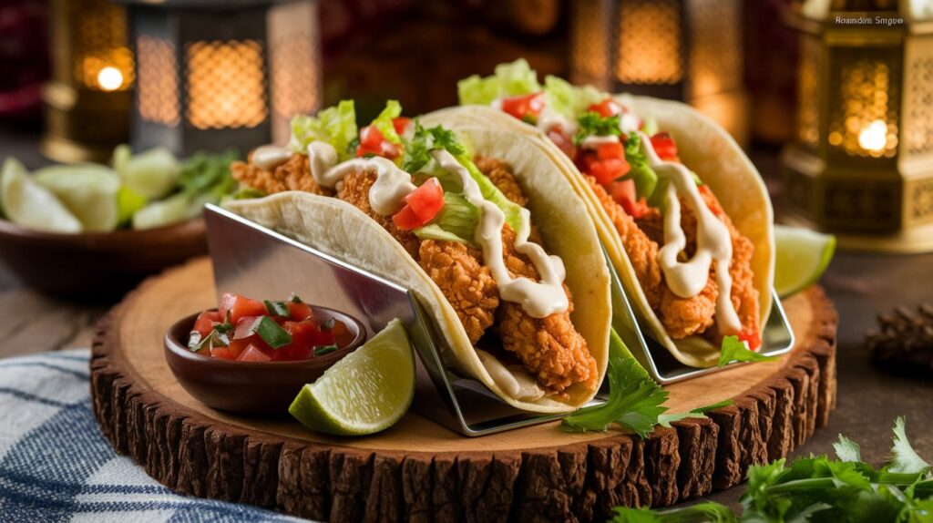 Crispy and Juicy Chicken Tacos Recipe